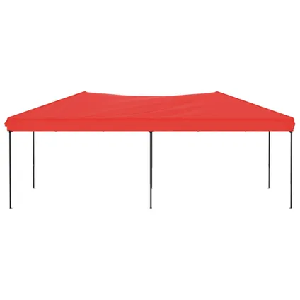 The Living Store - Tissu - Tente de réception pliable Rouge 3x6 m - TLS93541 3