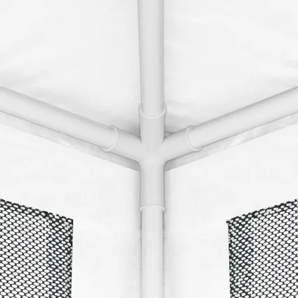 vidaXL - Polyetheen - Partytent met 4 mesh zijwanden 4x4 m wit - TLS48522 6