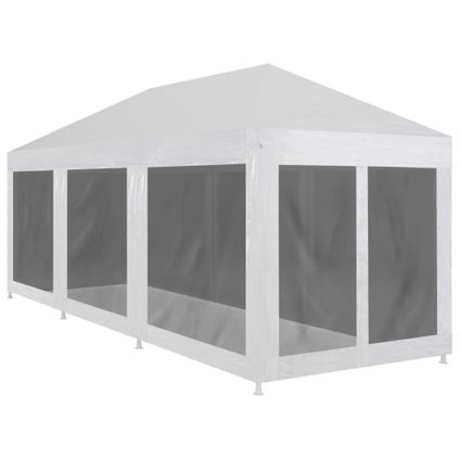 The Living Store - Polyéthylène - Tente de réception avec 8 parois en maille 9 - TLS45111