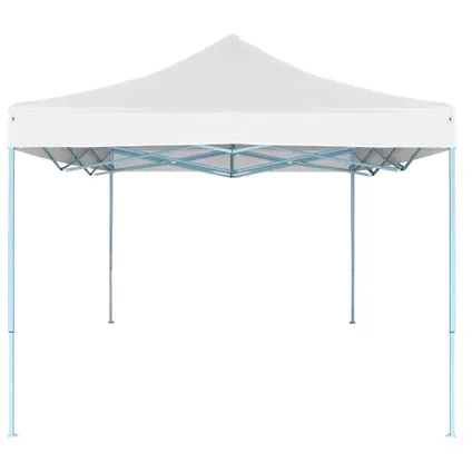 The Living Store - Tissu - Tente de réception pliable 3x4,5 m Blanc - TLS48869 3