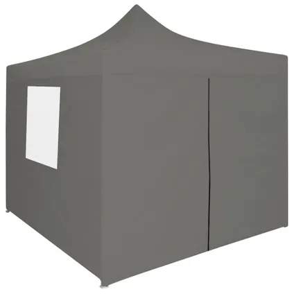 The Living Store - Tissu - Tente de réception escamotable avec 4 parois 3x3 m - TLS44964 2