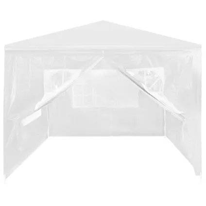 The Living Store - Polyéthylène - Tente de réception 3 x 3 m Blanc - TLS45096 9