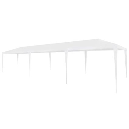 The Living Store - Polyéthylène - Tente de réception 3x9 m PE Blanc - TLS45080