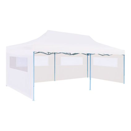The Living Store - Tissu - Tente de réception pliable avec parois 3 x 6 m Acier - TLS48863