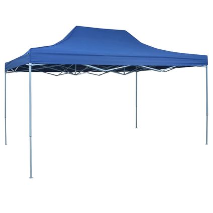 The Living Store - Tissu - Tente pliable 3 x 4,5 m Bleu - TLS42510