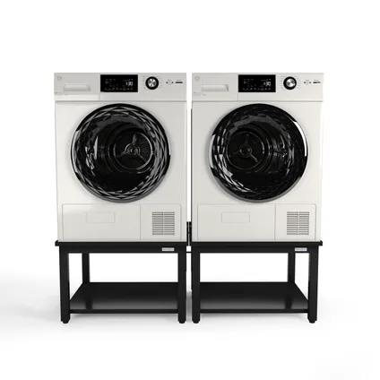Wasophoogte® Wasmachine verhoger - 42cm hoog - Zwart - Universeel - Dubbel 5