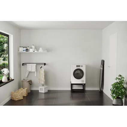 Wasophoogte® Wasmachine verhoger - 42cm hoog - Zwart - Universeel - single 2