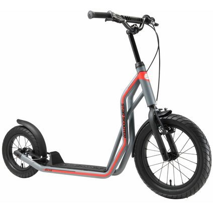 STAR SCOOTER autoped 16 inch + 12 inch grijs