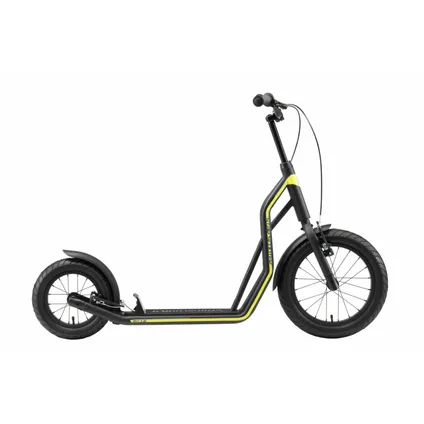 STAR SCOOTER autoped 16 inch + 12 inch zwart 2