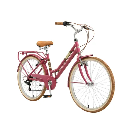 Bikestar retro damesfiets 26 inch 7 sp derailleur paars 3