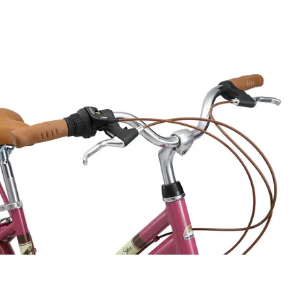 Bikestar retro damesfiets 26 inch 7 sp derailleur paars 5