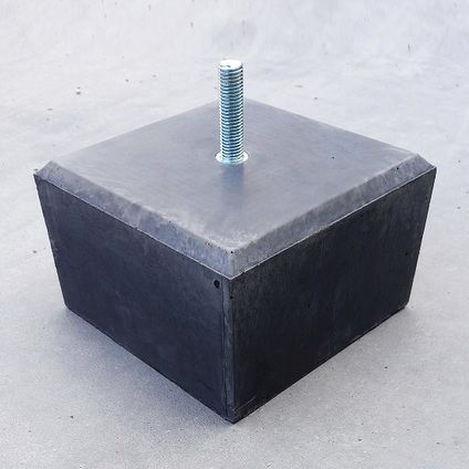 Intergard - Socle en beton pour porche jardín 195x195mm