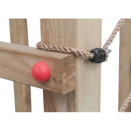 Intergard - Houten speeltoestel houten schommel klimtoren King Kong 240x120x220cm 3