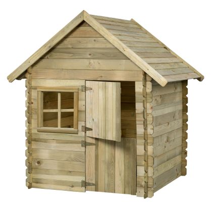 Intergard - Maison enfant bois avec socle 120x120x160cm