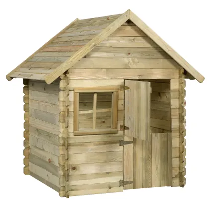Intergard - Maison enfant bois avec socle 120x120x160cm 2