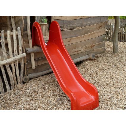 Intergard - Glijbaan rood speeltoestellen speelplaats polyester 190cm