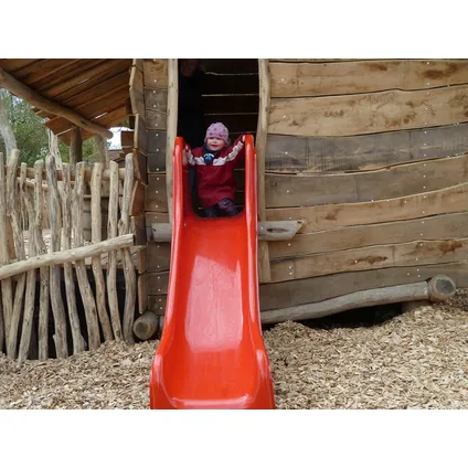 Intergard - Glijbaan rood speeltoestellen speelplaats polyester 190cm 5