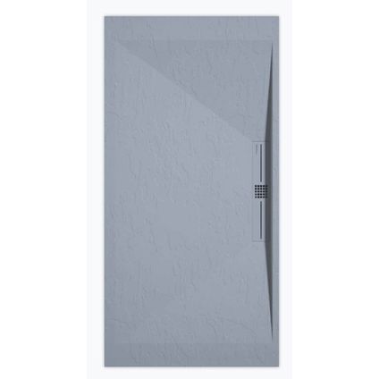 Sanifun receveur de douche Stone Side Gray Slate 900 x 800 P