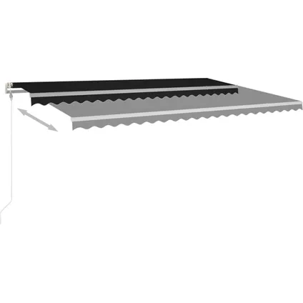The Living Store - Aluminium - Luifel automatisch uittrekbaar 500x350 cm - TLS306902 9