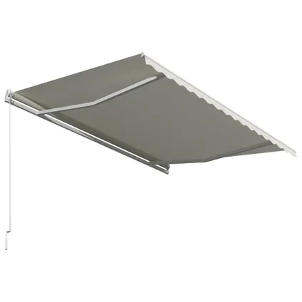 vidaXL - Aluminium - Luifel handmatig uittrekbaar 400x300 cm crème - TLS305121 4