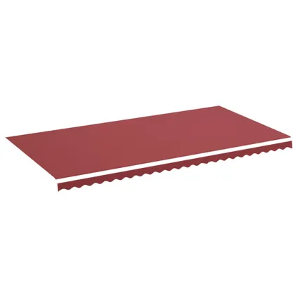 The Living Store - Polyester - Tissu de remplacement pour auvent Bordeaux rouge - TLS311973 2