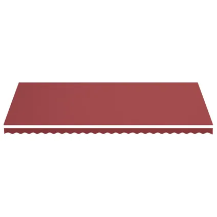 The Living Store - Polyester - Tissu de remplacement pour auvent Bordeaux rouge - TLS311973 3