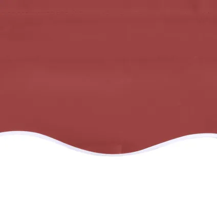 The Living Store - Polyester - Tissu de remplacement pour auvent Bordeaux rouge - TLS311973 5