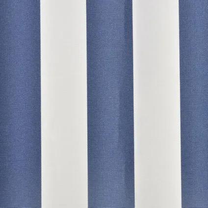 The Living Store - Tissu - Toit d'auvent Toile Bleu et blanc 4x3 m (Cadre non - TLS141011 3
