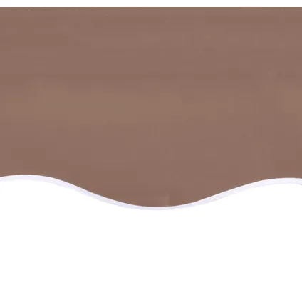 vidaXL - Polyester - Vervangingsdoek voor luifel 6x3 m bruin - TLS311983 8