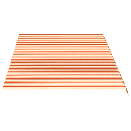 vidaXL - Polyester - Vervangingsdoek voor luifel 5x3 m geel en oranje - TLS312021 4