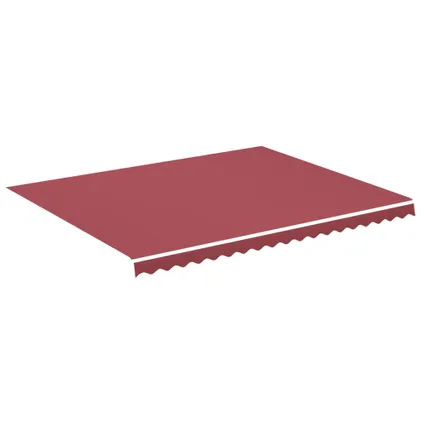 The Living Store - Polyester - Tissu de remplacement pour auvent Bordeaux rouge - TLS311970 2