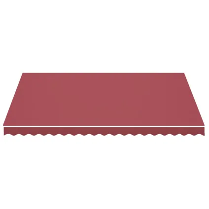The Living Store - Polyester - Tissu de remplacement pour auvent Bordeaux rouge - TLS311970 3