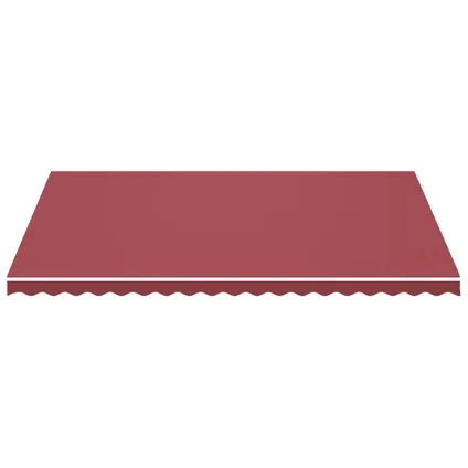 The Living Store - Polyester - Tissu de remplacement pour auvent Bordeaux rouge - TLS311972 3