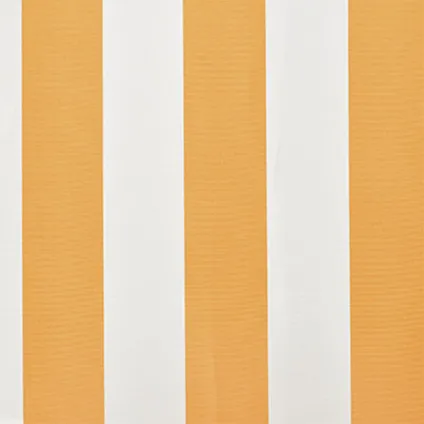 The Living Store - Tissu - Tissu d'auvent Jaune tournesol/blanc 4 x 3 m (cadre - TLS141017 4