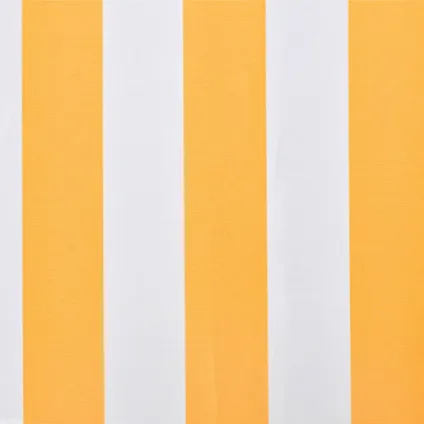 The Living Store - Tissu - Tissu d'auvent Jaune tournesol/blanc 4 x 3 m (cadre - TLS141017 8
