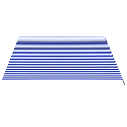 vidaXL - Polyester - Vervangingsdoek voor luifel 4,5x3,5 m blauw en - TLS311920 4
