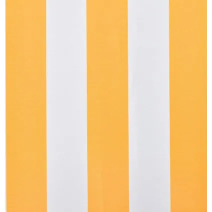 vidaXL - Stof - Luifeldoek 500x300 cm canvas oranje en wit - TLS143707 7