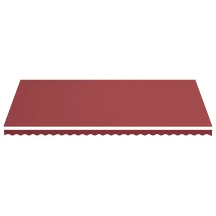The Living Store - Polyester - Tissu de remplacement pour auvent Bordeaux rouge - TLS311974 3
