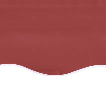 The Living Store - Polyester - Tissu de remplacement pour auvent Bordeaux rouge - TLS311974 5
