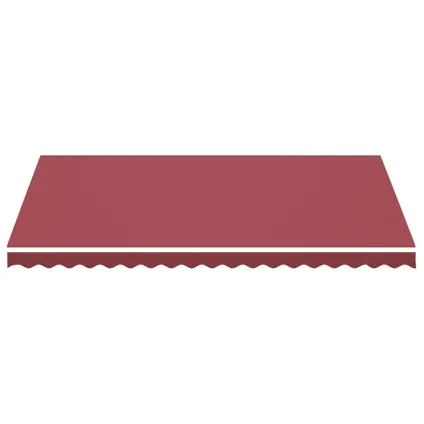 The Living Store - Polyester - Tissu de remplacement pour auvent Bordeaux rouge - TLS311969 3