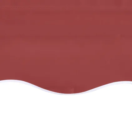 The Living Store - Polyester - Tissu de remplacement pour auvent Bordeaux rouge - TLS311969 5