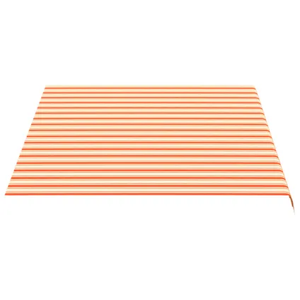vidaXL - Polyester - Vervangingsdoek voor luifel 4x3 m geel en oranje - TLS312017 4