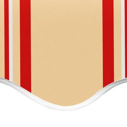 vidaXL - Polyester - Vervangingsdoek voor luifel 4x3 m geel en oranje - TLS312017 5