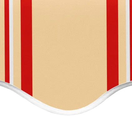 vidaXL - Polyester - Vervangingsdoek voor luifel 4x3 m geel en oranje - TLS312017 7