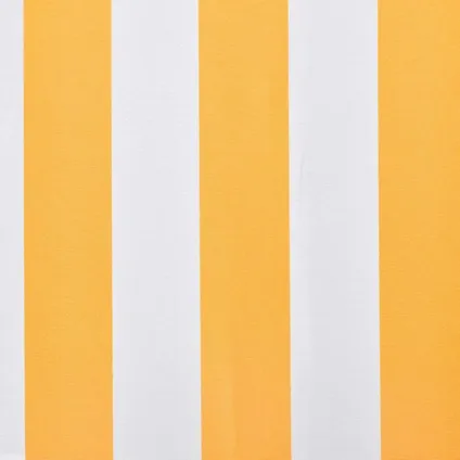 The Living Store - Tissu - Tissu d'auvent Jaune tournesol/blanc 3x2,5 m (cadre - TLS141016 8