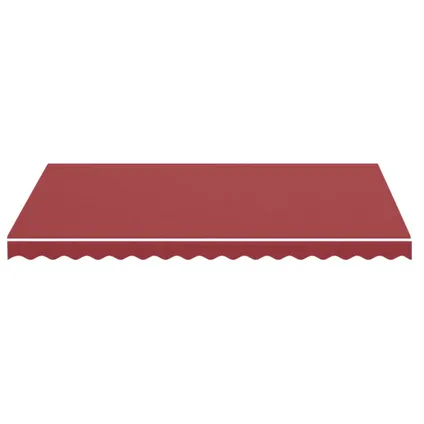 The Living Store - Polyester - Tissu de remplacement pour auvent Bordeaux rouge - TLS311966 3
