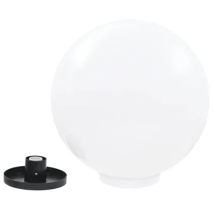 vidaXL - Kunststof - LED-bollampen 2 st rond 50 cm PMMA - TLS277145 5