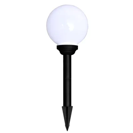 vidaXL - Kunststof - Tuinpadlampen 8 st met grondpin LED 15 cm - TLS277114 5