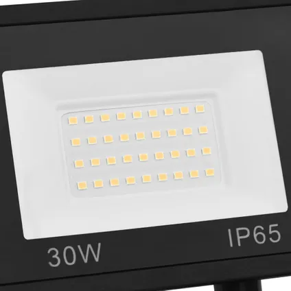 vidaXL - Aluminium - Spotlight met sensor LED 30 W warmwit - TLS149625 6