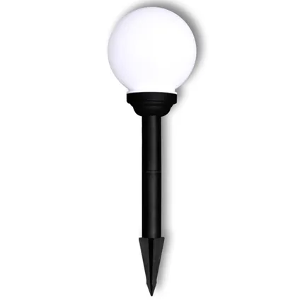vidaXL - Kunststof - Tuinpadlampen 4 st met grondpin LED 15 cm - TLS40863 4